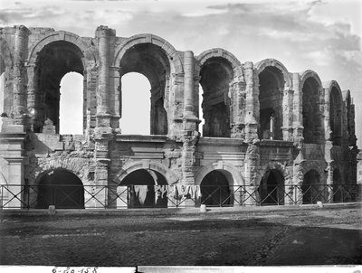 Exterior View of the Amphitheatre by Roman